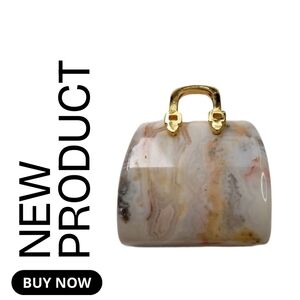 NEW Botswana Banded Agate Mini Handbag